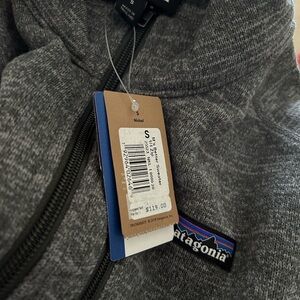 Patagonia Better Sweater 1/4-Zip Fleece Jacket Gray NWT Mens Size S